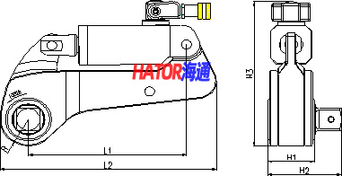 超大力矩液压扳手示意图