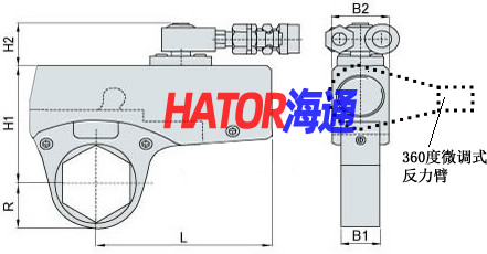 中空扳手示意图